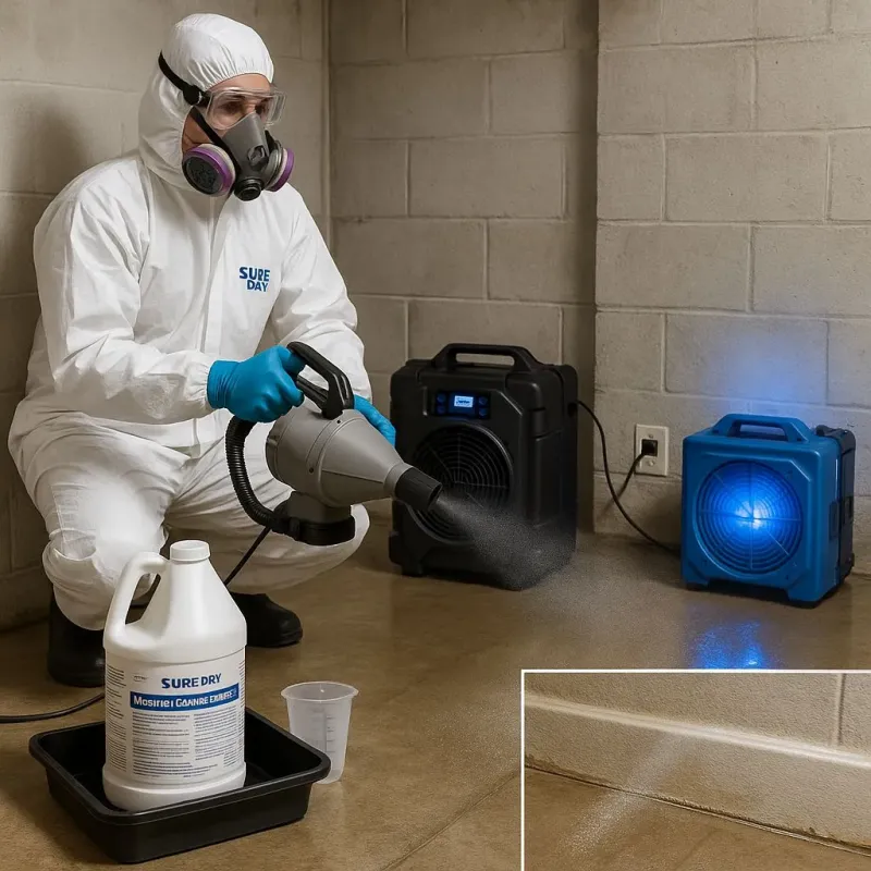 Sanitization and Odor Removal process in West Athens, CA