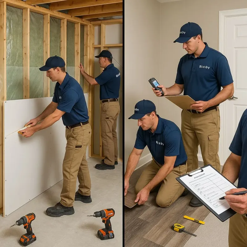 Repairs and Reconstruction process in West Athens, CA
